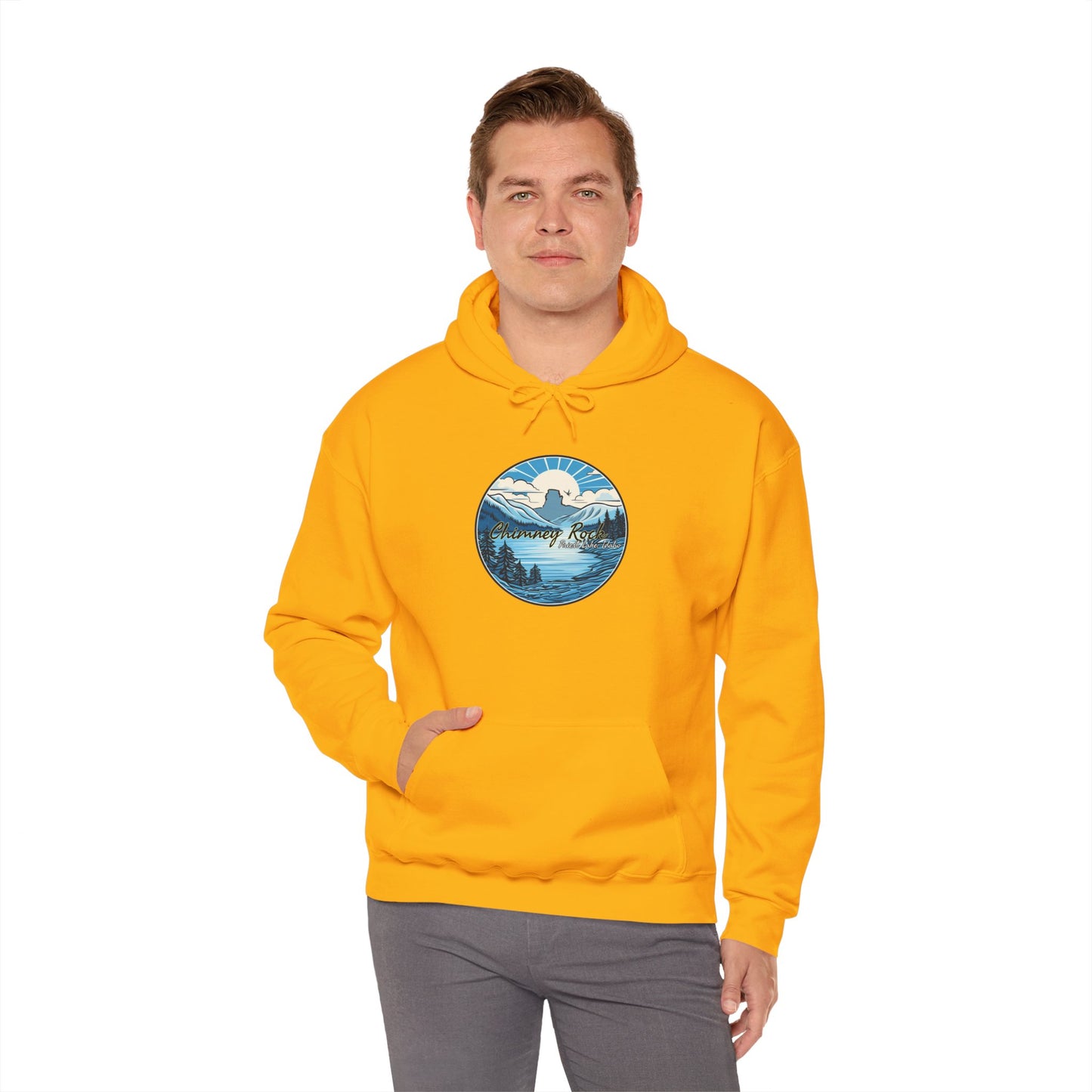 Blue Chimney Rock Hoodie