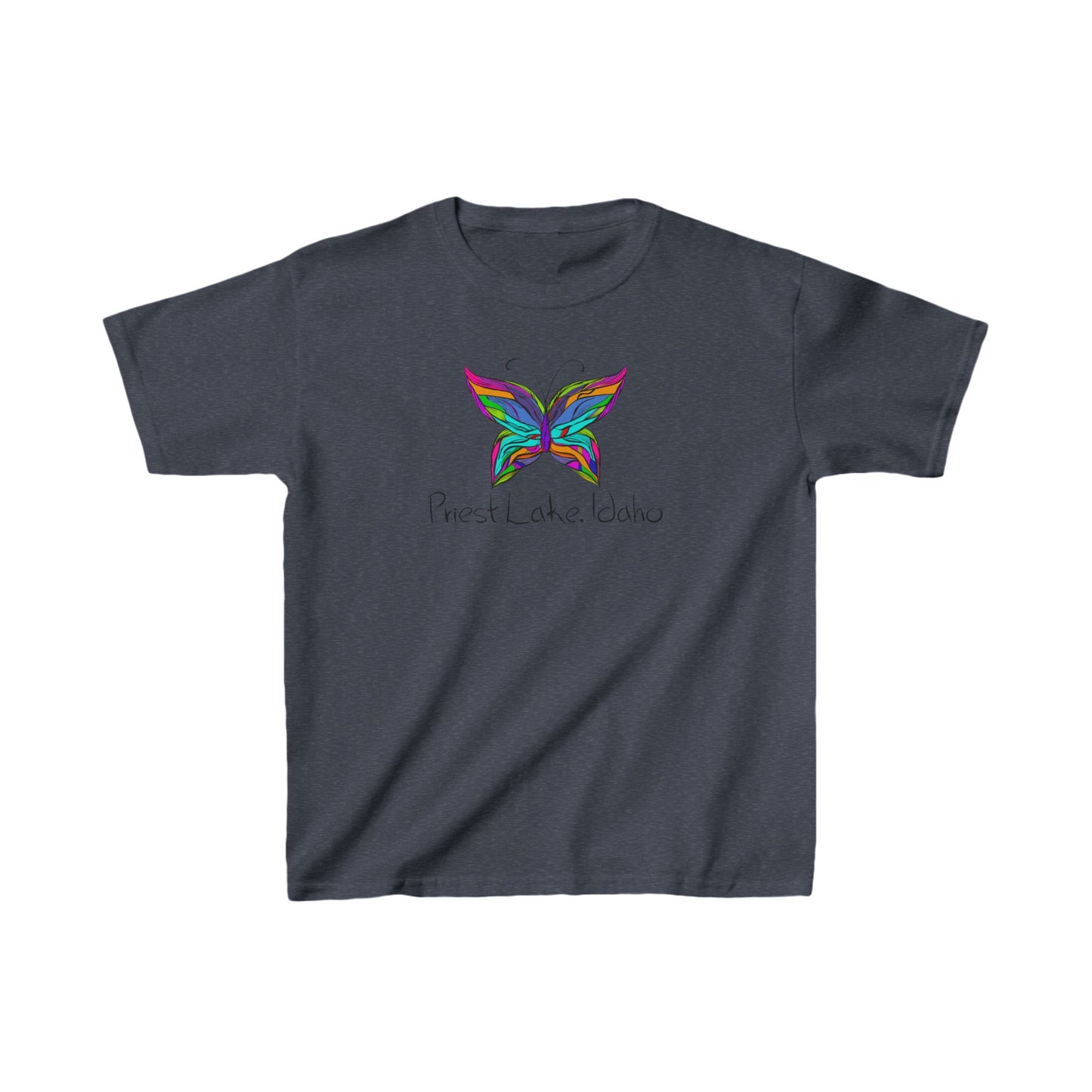 Priest Lake Butterfly Kids T-shirt