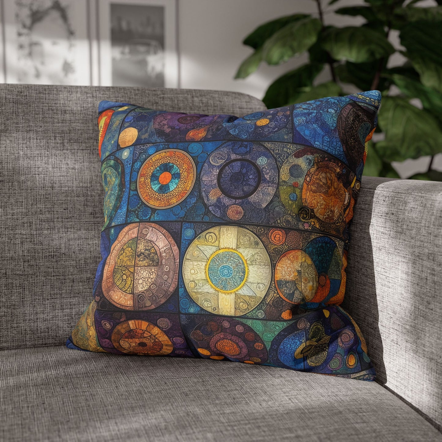 Celestial Tapestry- Square Polyester Pillowcase