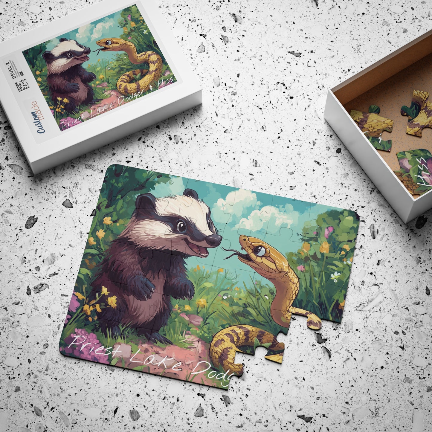Priest Lake Dodger & Hiss Kids' Puzzle, 30-Piece