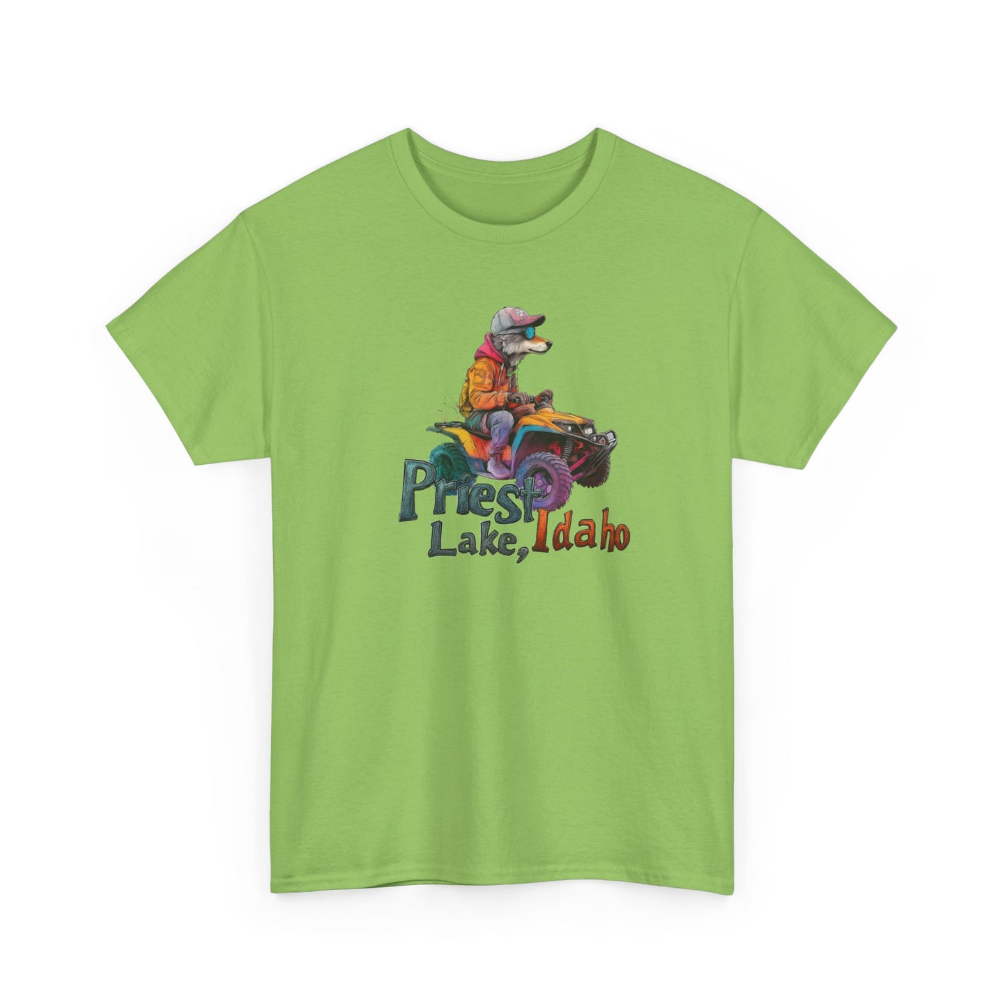 Priest Lake Wolf Quad 1 T-shirt