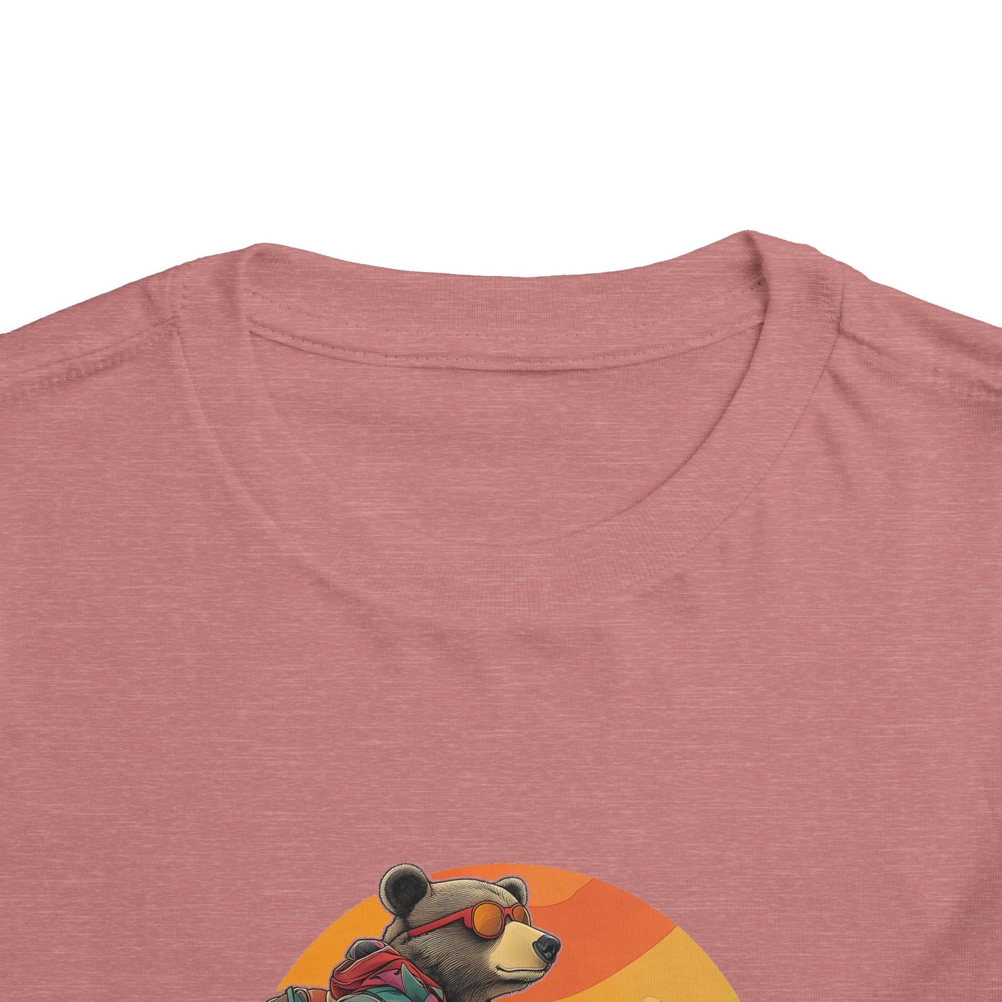 Priest Lake Hiker Bear Toddler Short Sleeve Tee