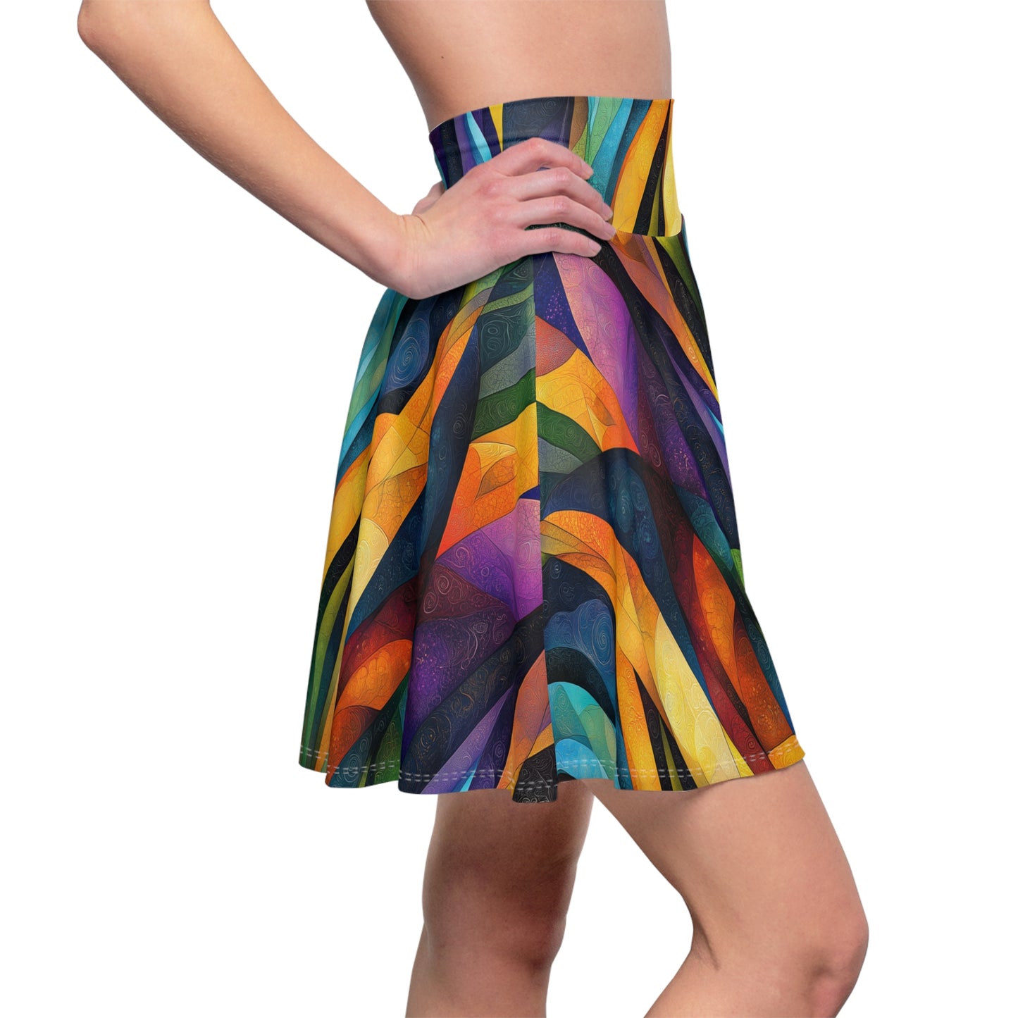 Translucent Tides Skater Skirt