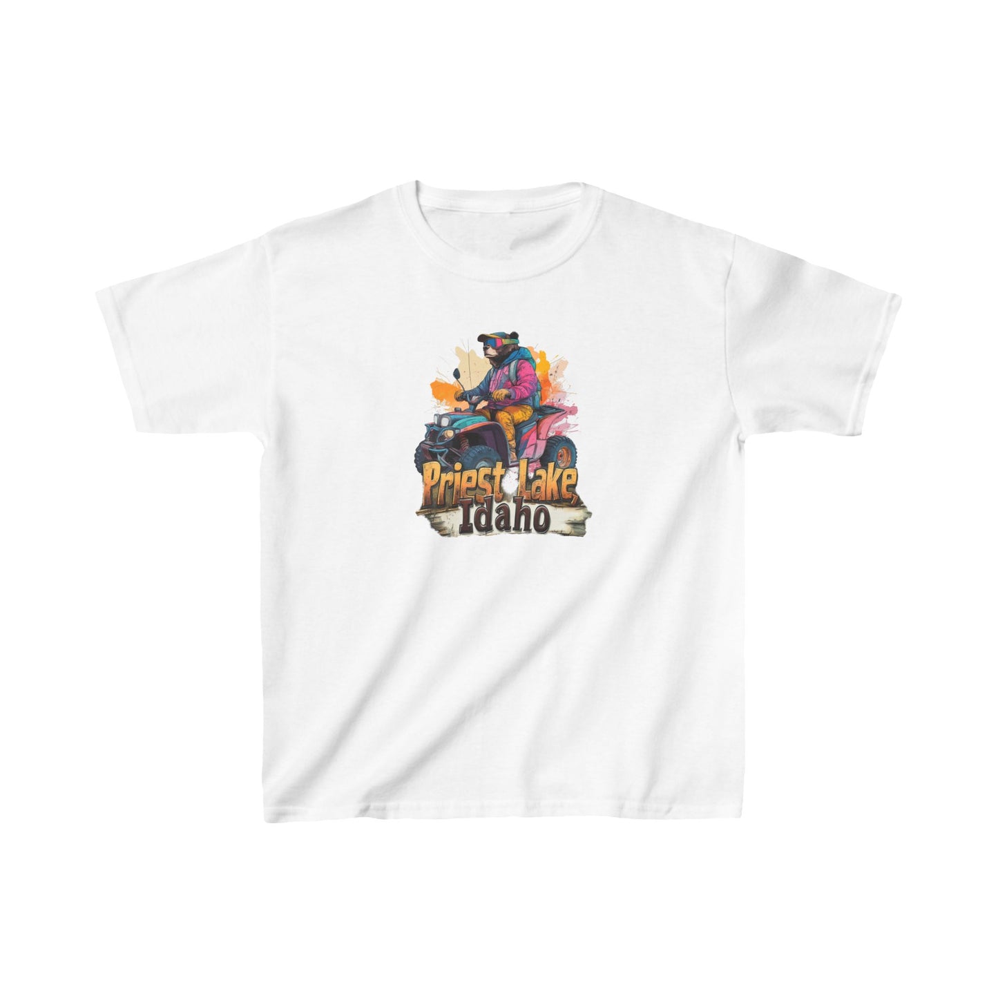 Priest Lake Bear Quad 1 Kids T-shirt