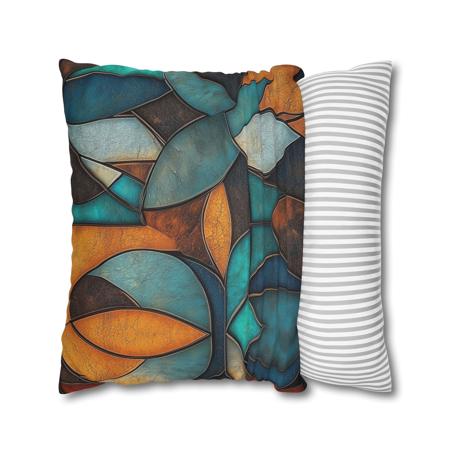 Mosaic Dreams - Square Polyester Pillowcase