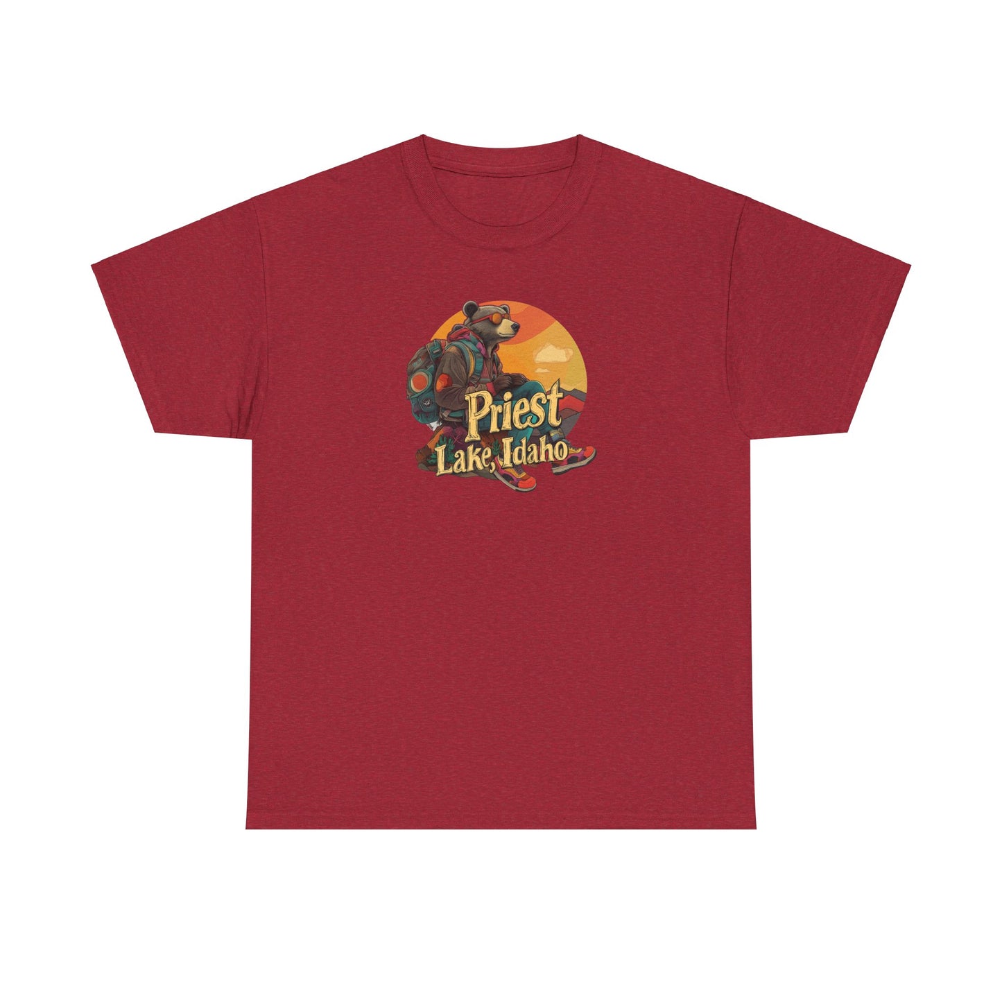 Priest Lake Hiker Bear 1 T-shirt