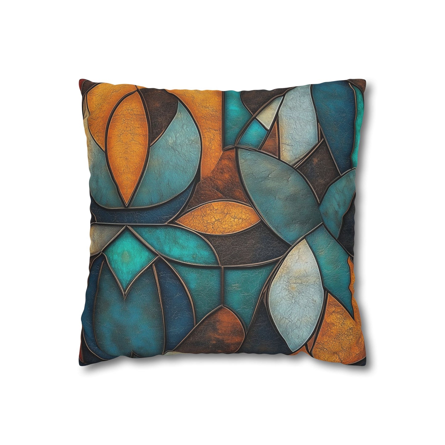 Mosaic Dreams - Square Polyester Pillowcase