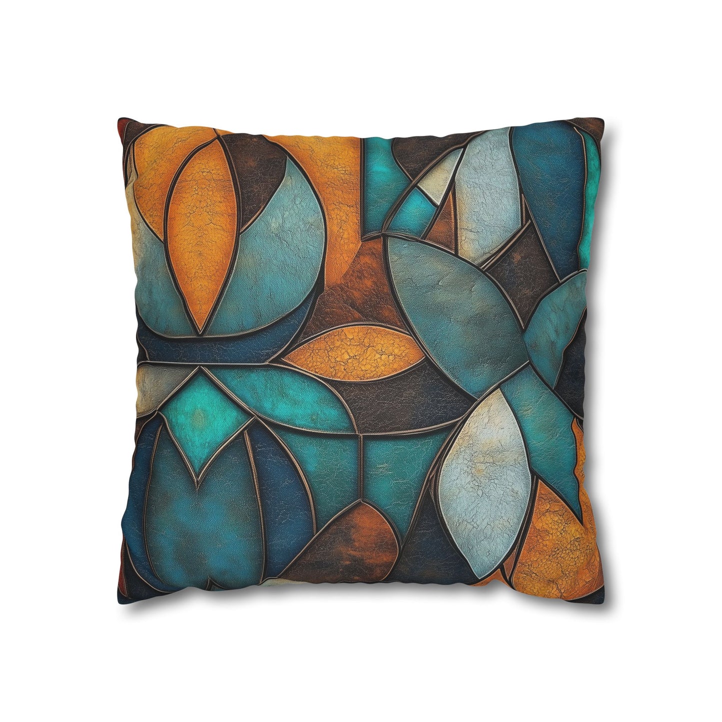 Mosaic Dreams - Square Polyester Pillowcase