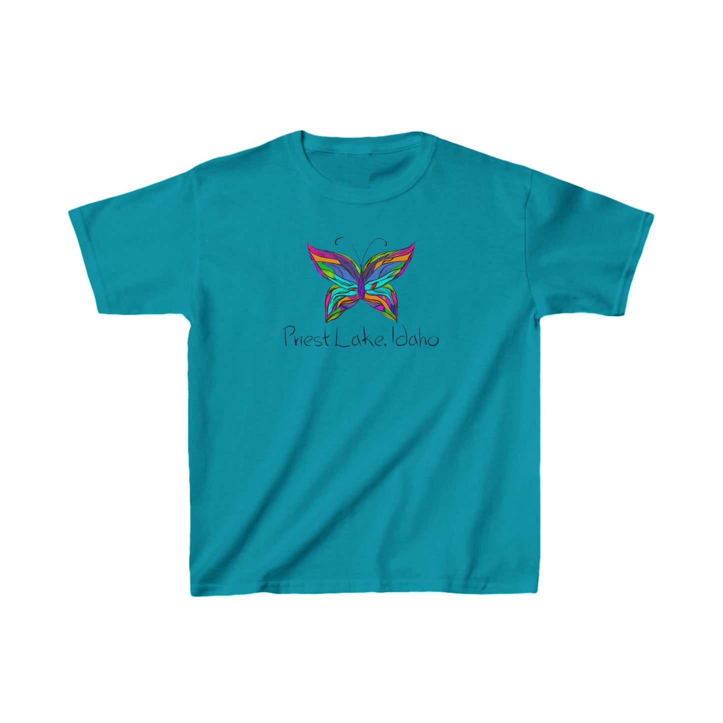 Priest Lake Butterfly Kids T-shirt