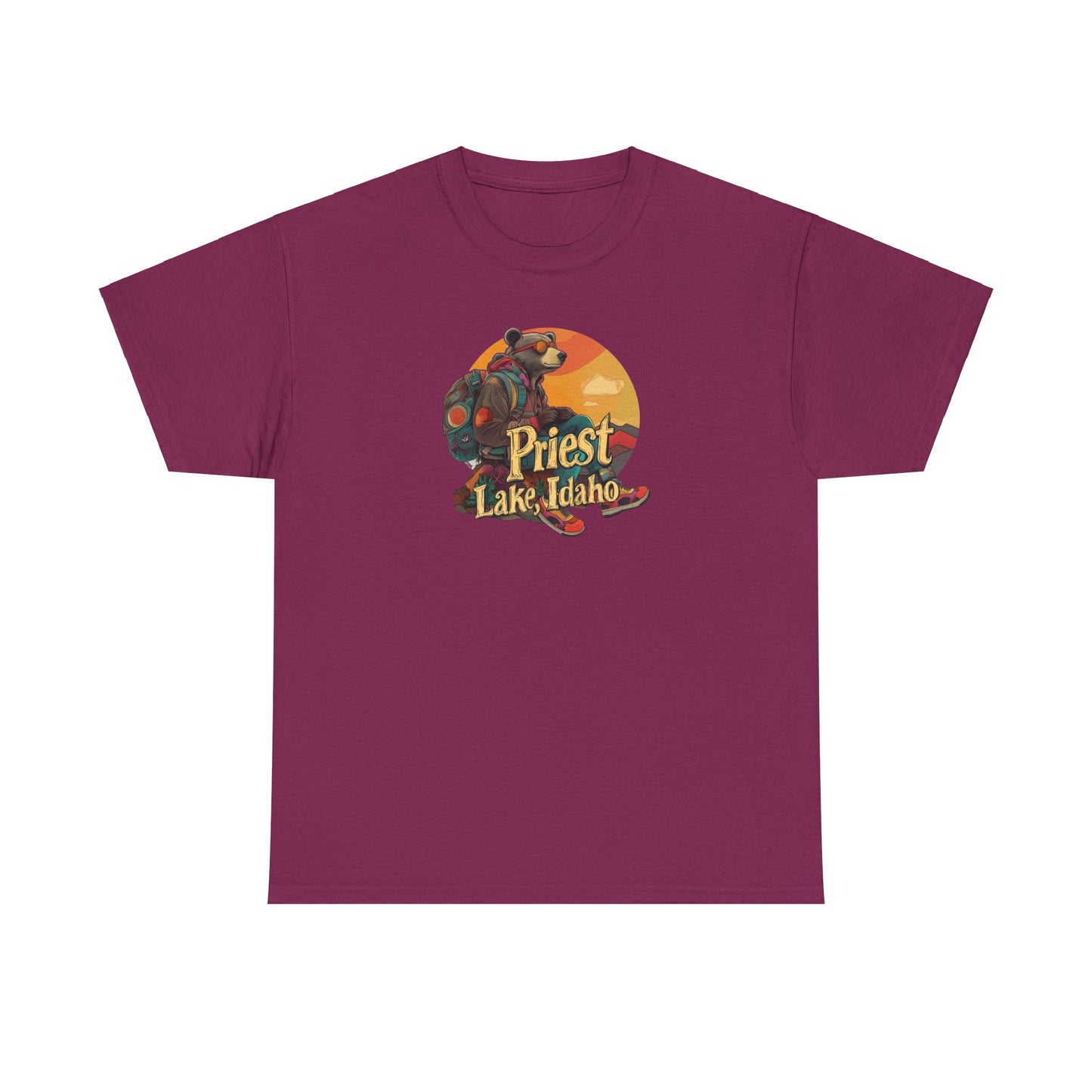 Priest Lake Hiker Bear 1 T-shirt