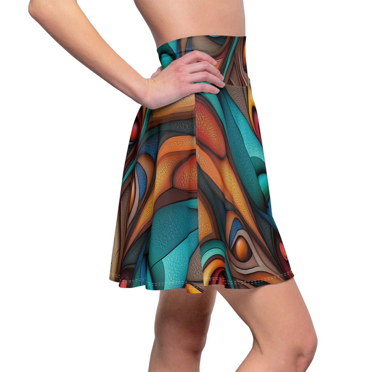 Alien Visions Skater Skirt