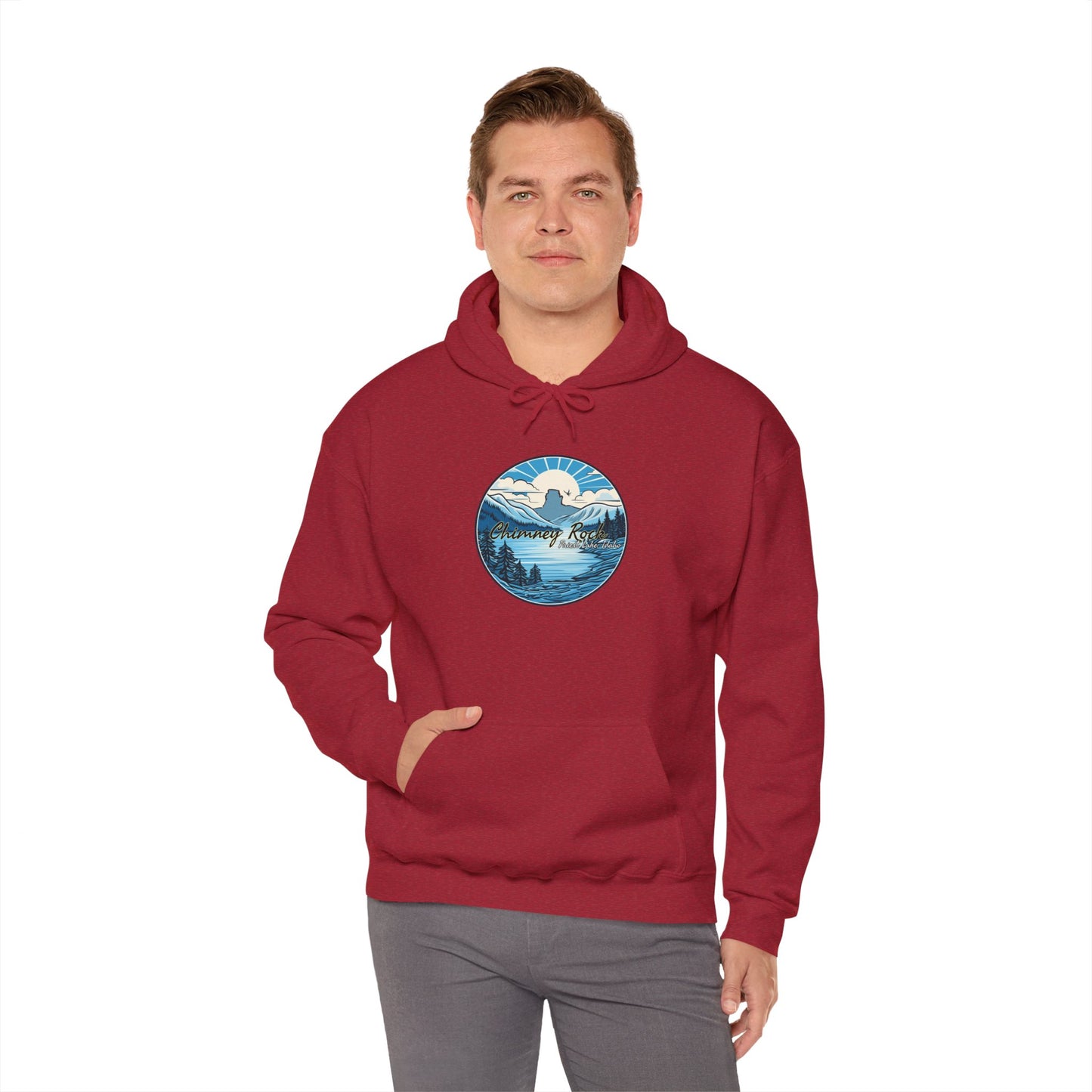 Blue Chimney Rock Hoodie