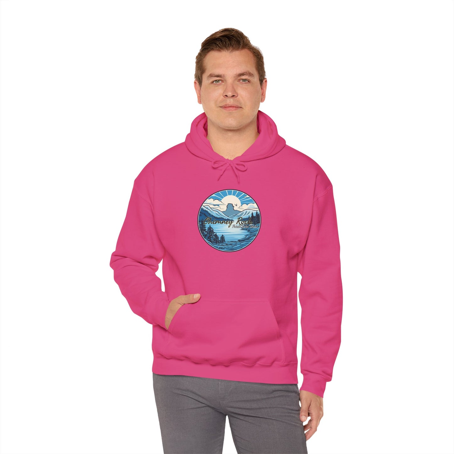 Blue Chimney Rock Hoodie