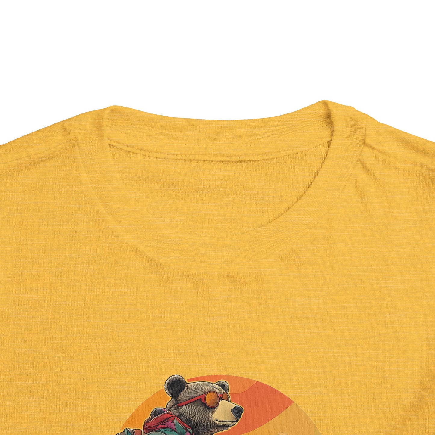 Priest Lake Hiker Bear Toddler Short Sleeve Tee