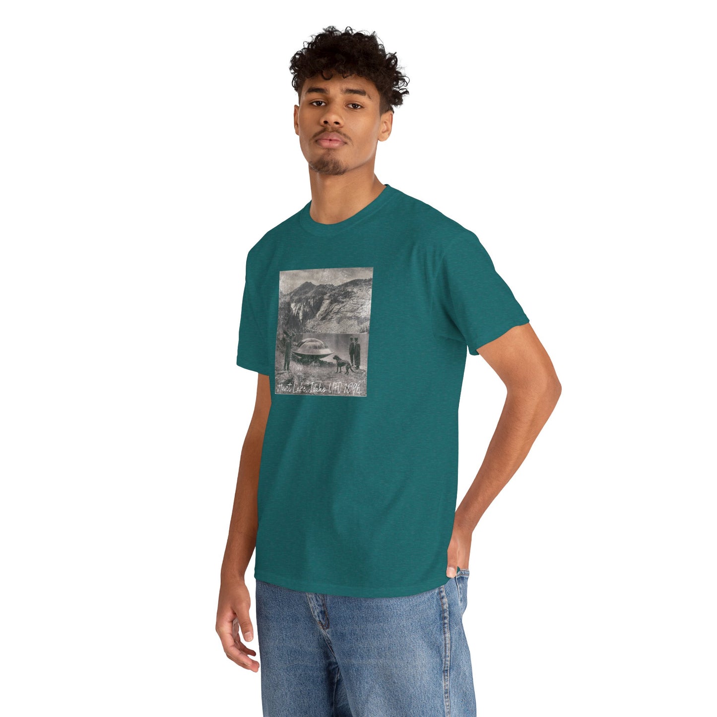 1896 Hunt Lake UFO Photo Print Tee