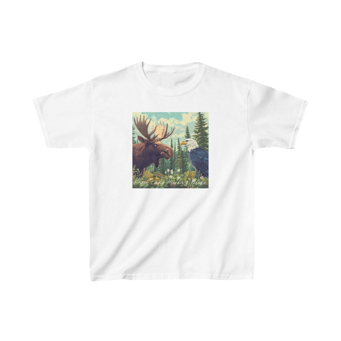 Priest Lake Morris & Neegle Kids T-shirt