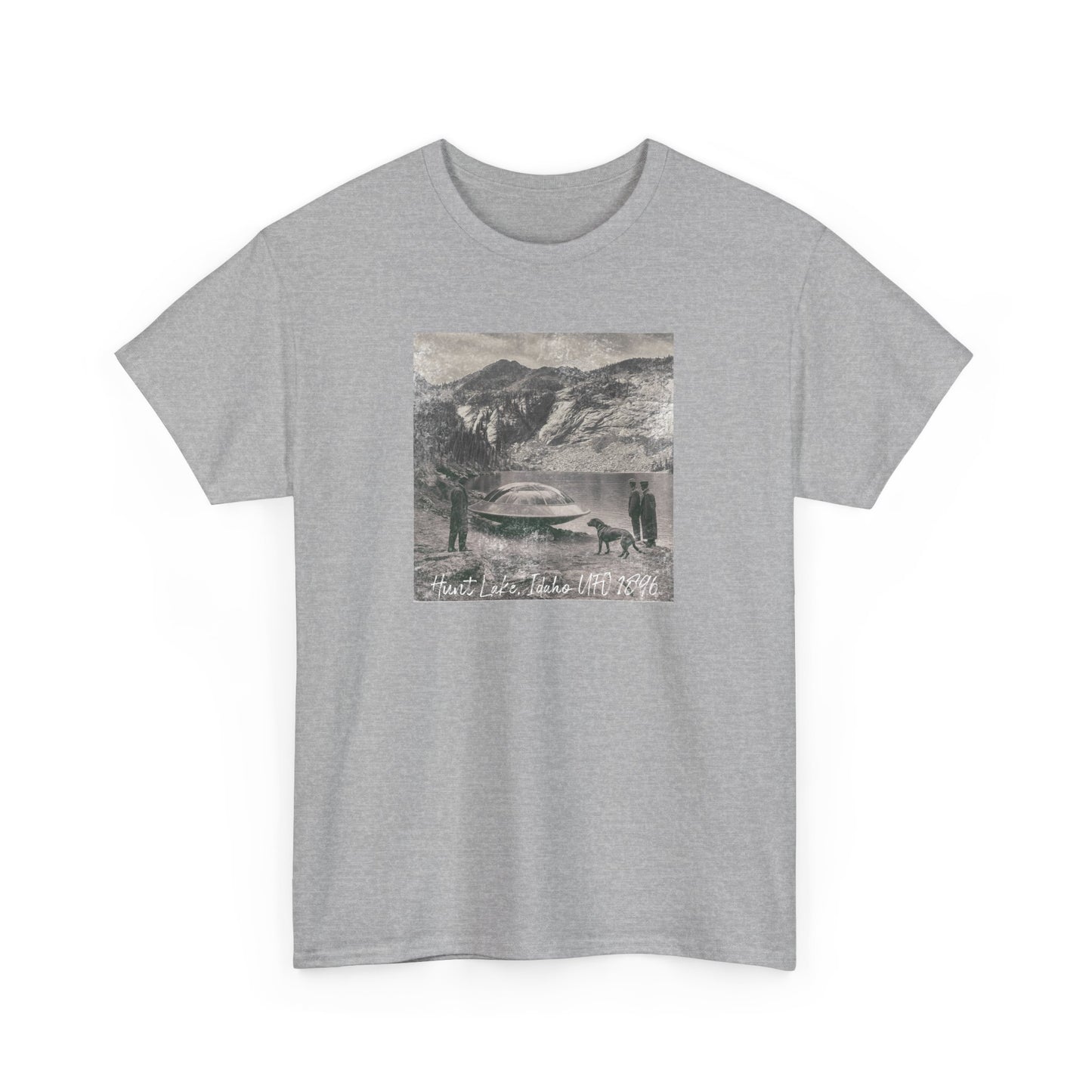 1896 Hunt Lake UFO Photo Print Tee