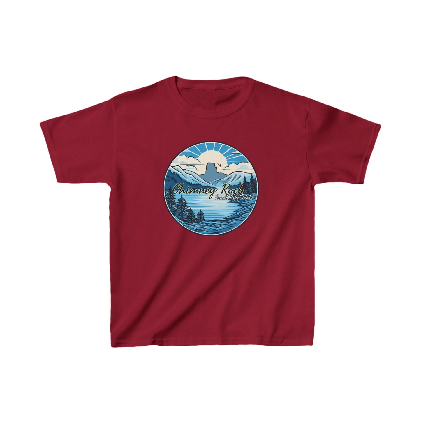 Blue Chimney Rock Kids Heavy Cotton™ Tee