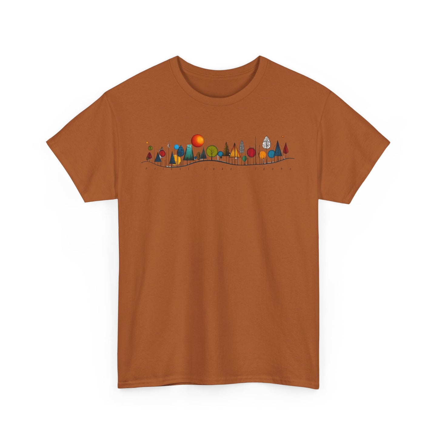 Priest Lake Natural Geometry 5 T-shirt