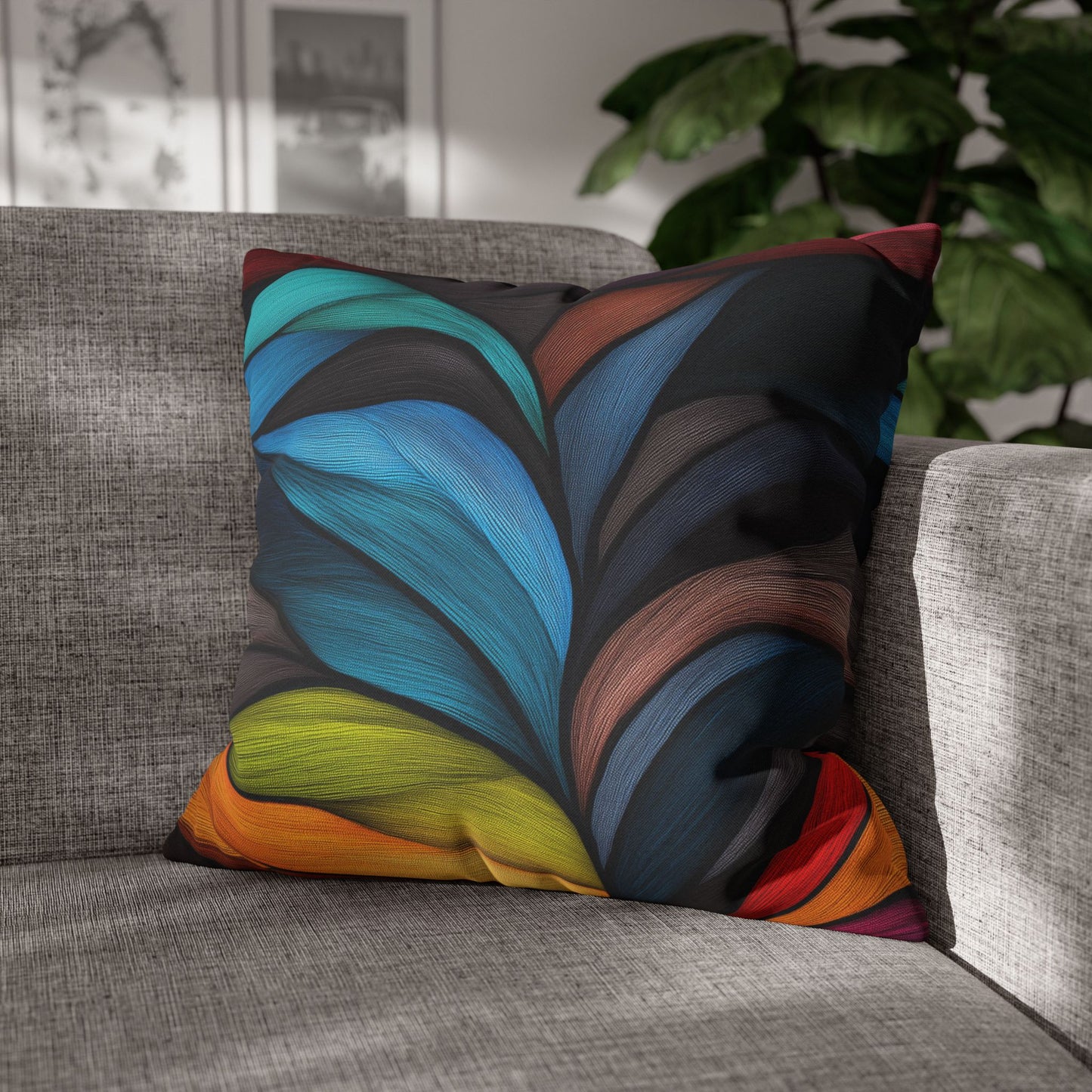 Ribbon Dance - Square Polyester Pillowcase