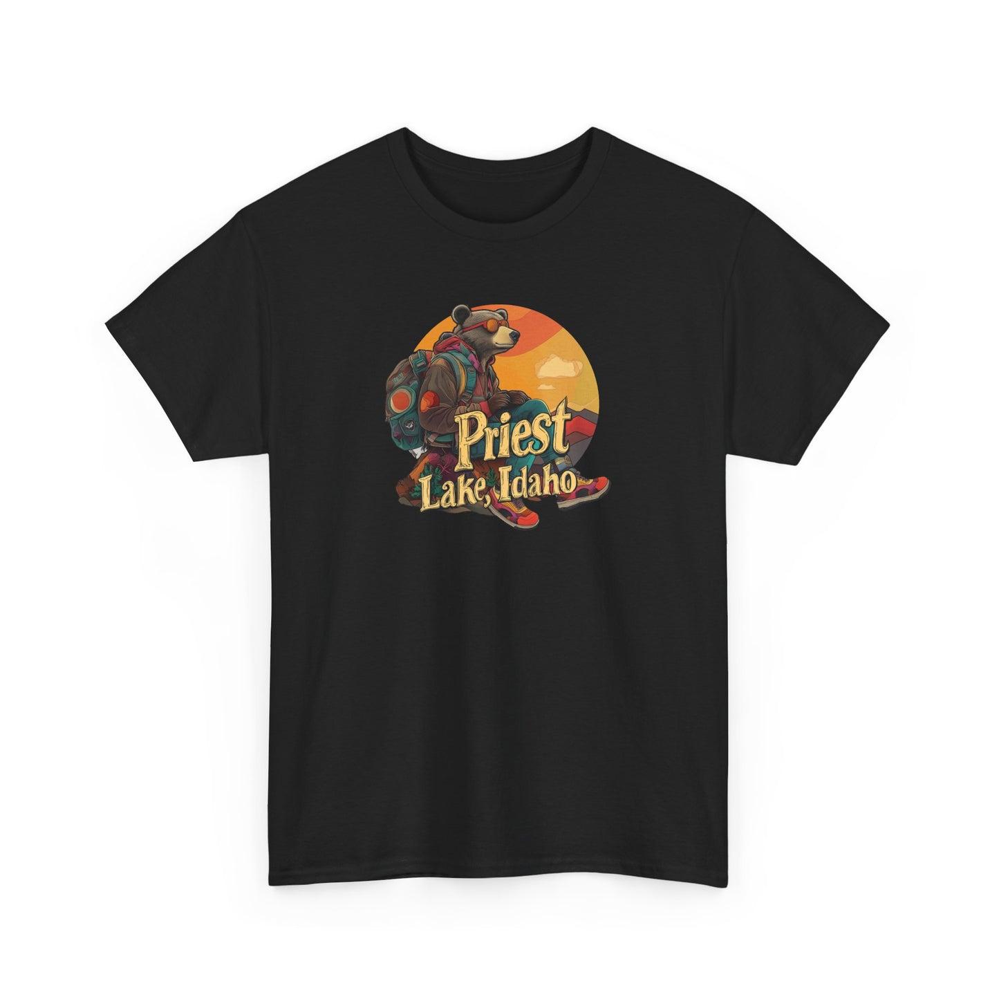 Priest Lake Hiker Bear 1 T-shirt