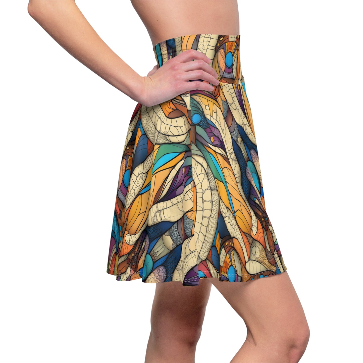 Fluid Fantasia Skater Skirt