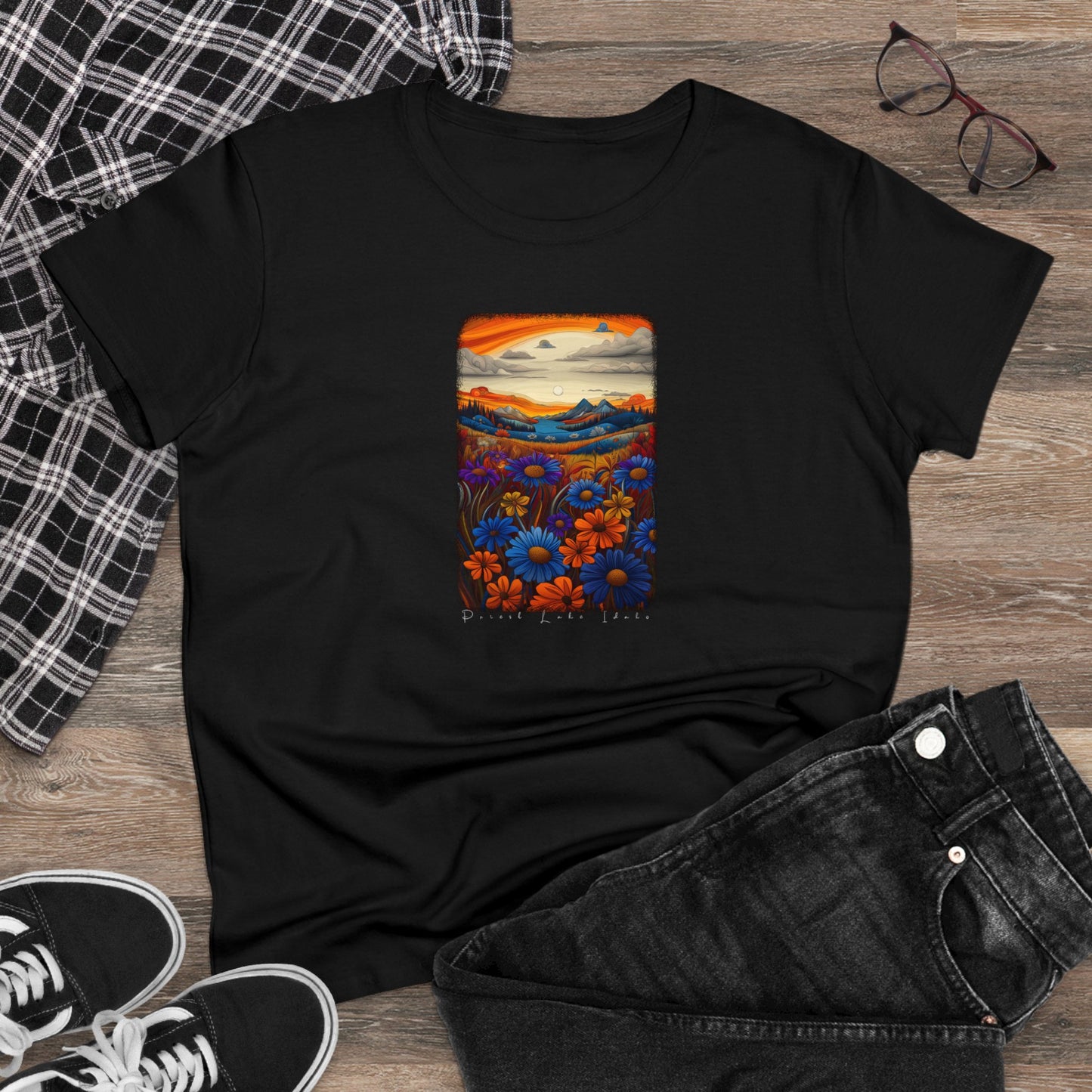 Priest Lake Colors Midweight Cotton Tee