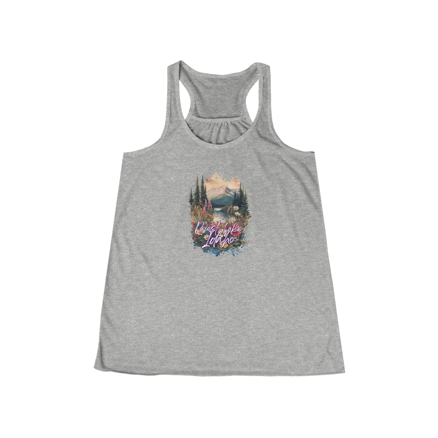Priest Lake Brush Women's Flowy Racerback Tank