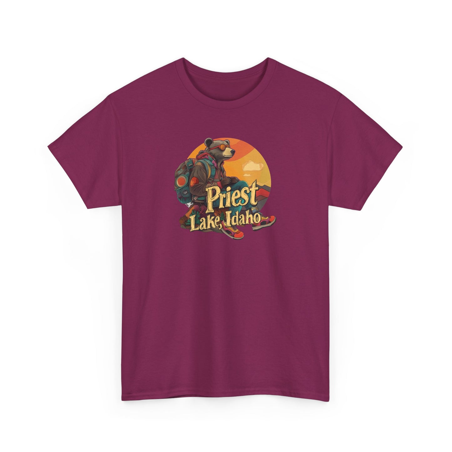 Priest Lake Hiker Bear 1 T-shirt