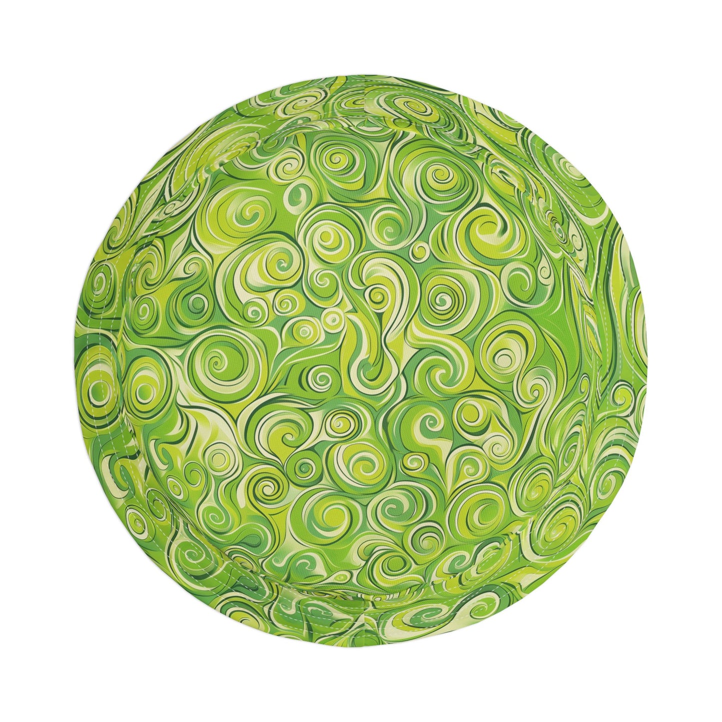Green Swirlino Bucket Hat