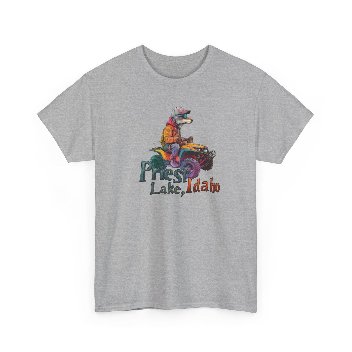 Priest Lake Wolf Quad 1 T-shirt