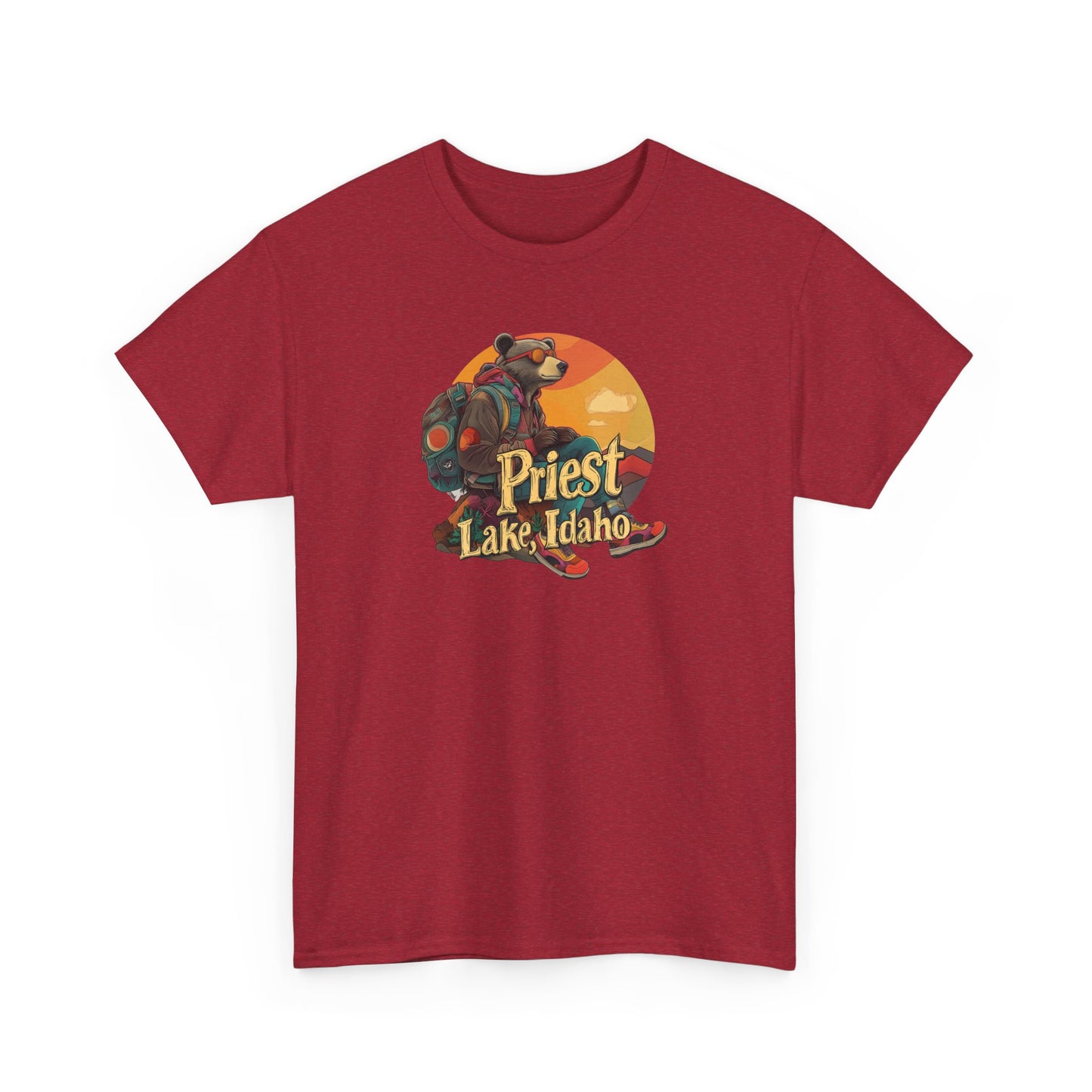 Priest Lake Hiker Bear 1 T-shirt