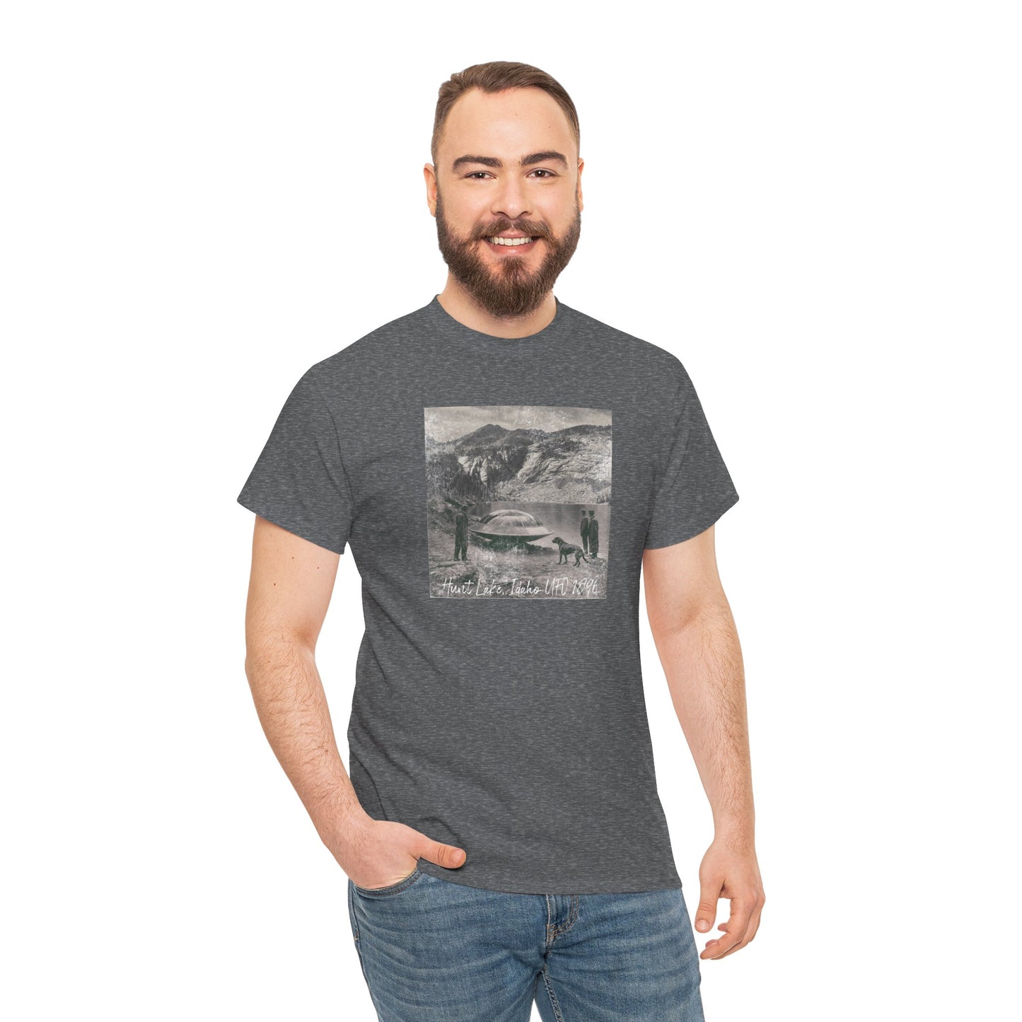 1896 Hunt Lake UFO Photo Print Tee