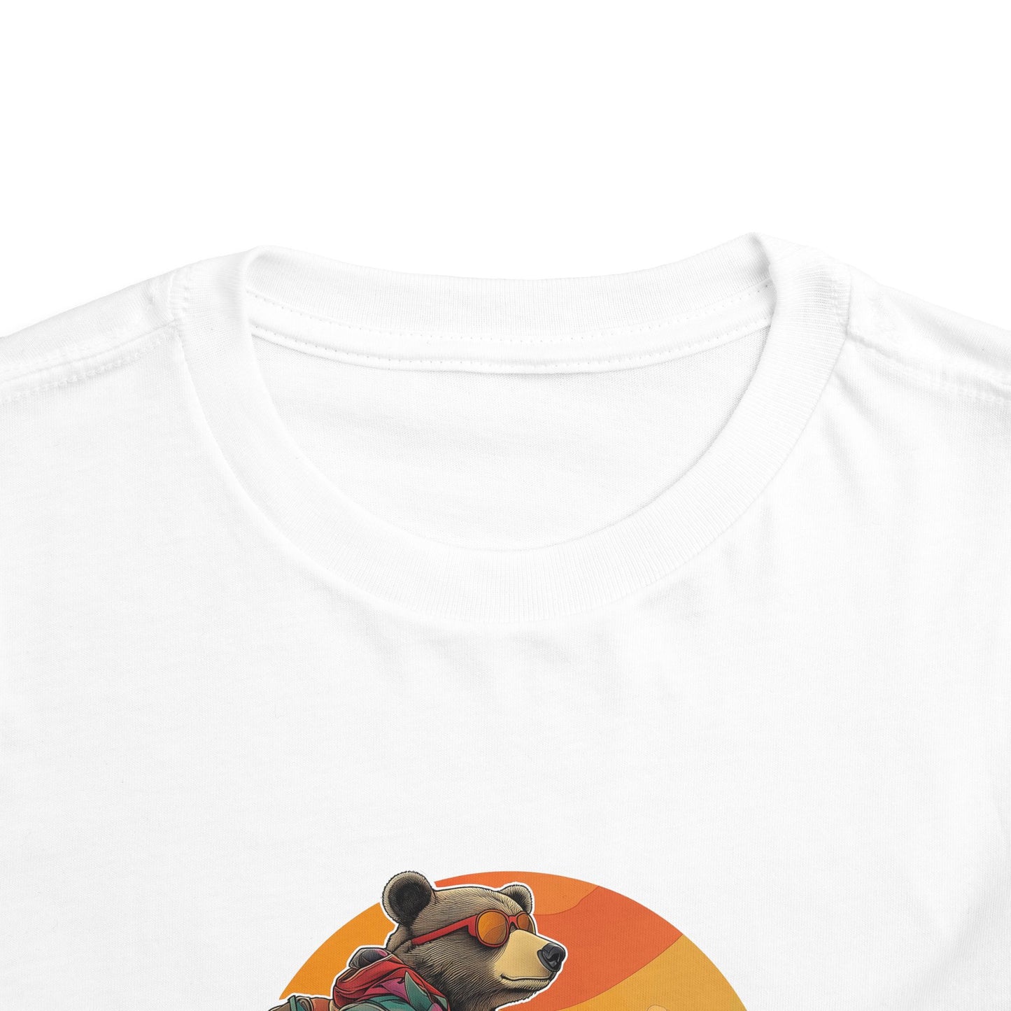 Priest Lake Hiker Bear Toddler Short Sleeve Tee