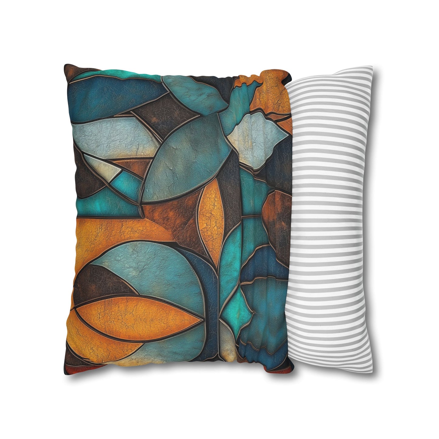 Mosaic Dreams - Square Polyester Pillowcase