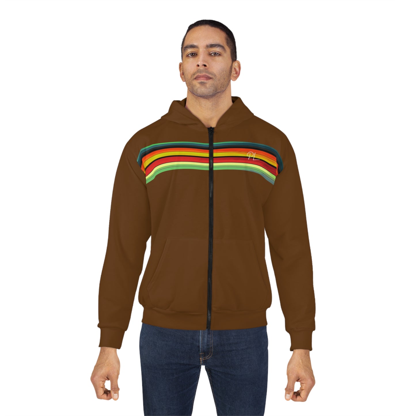 Josh’s Minimalist Simple PL Unisex Zip Hoodie