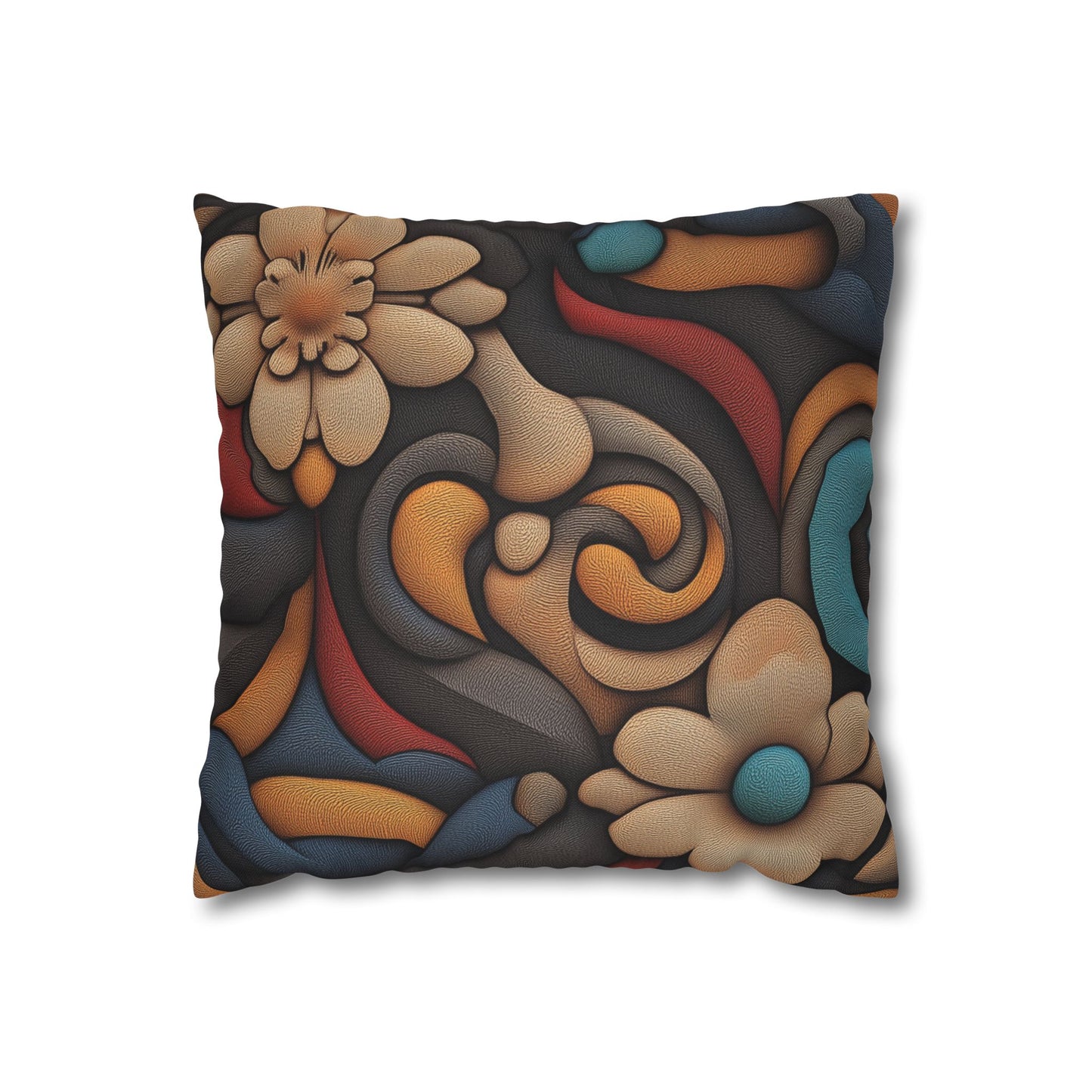 Nouveau Psychedelia - Square Polyester Pillowcase