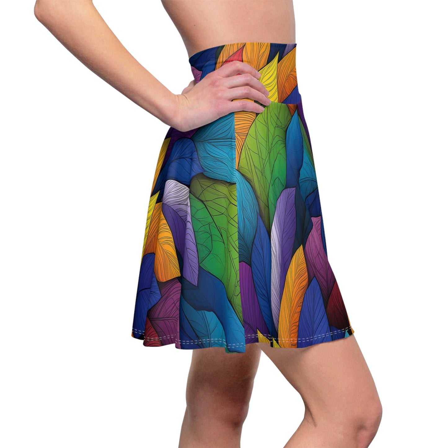 Autumns Kaleidoscope Skater Skirt