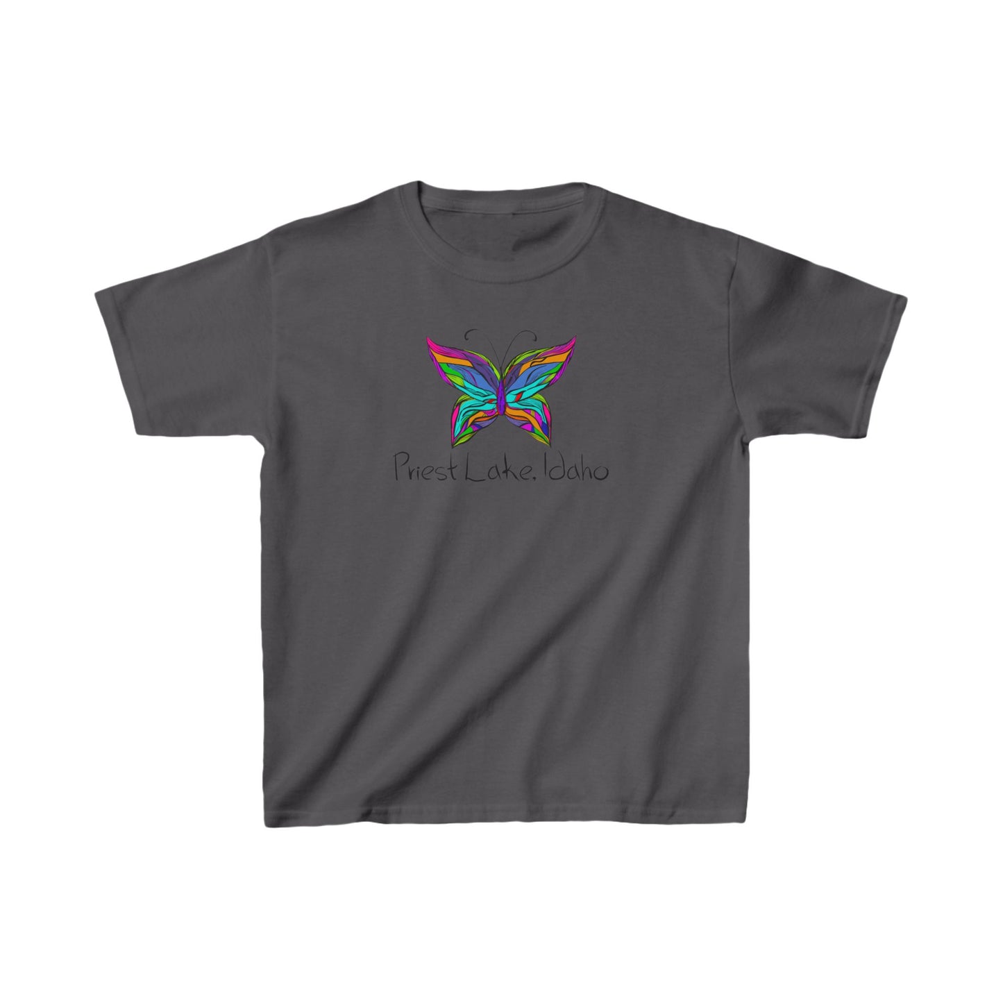 Priest Lake Butterfly Kids T-shirt