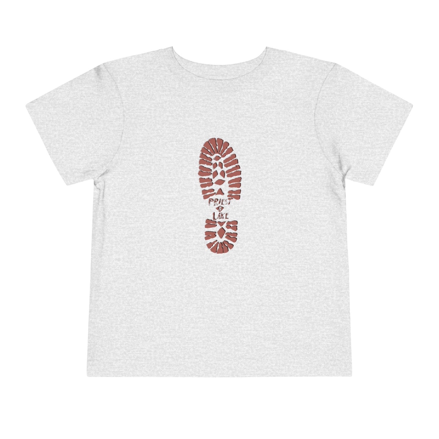 Priest Lake Boot Print Toddler Short Sleeve Tee