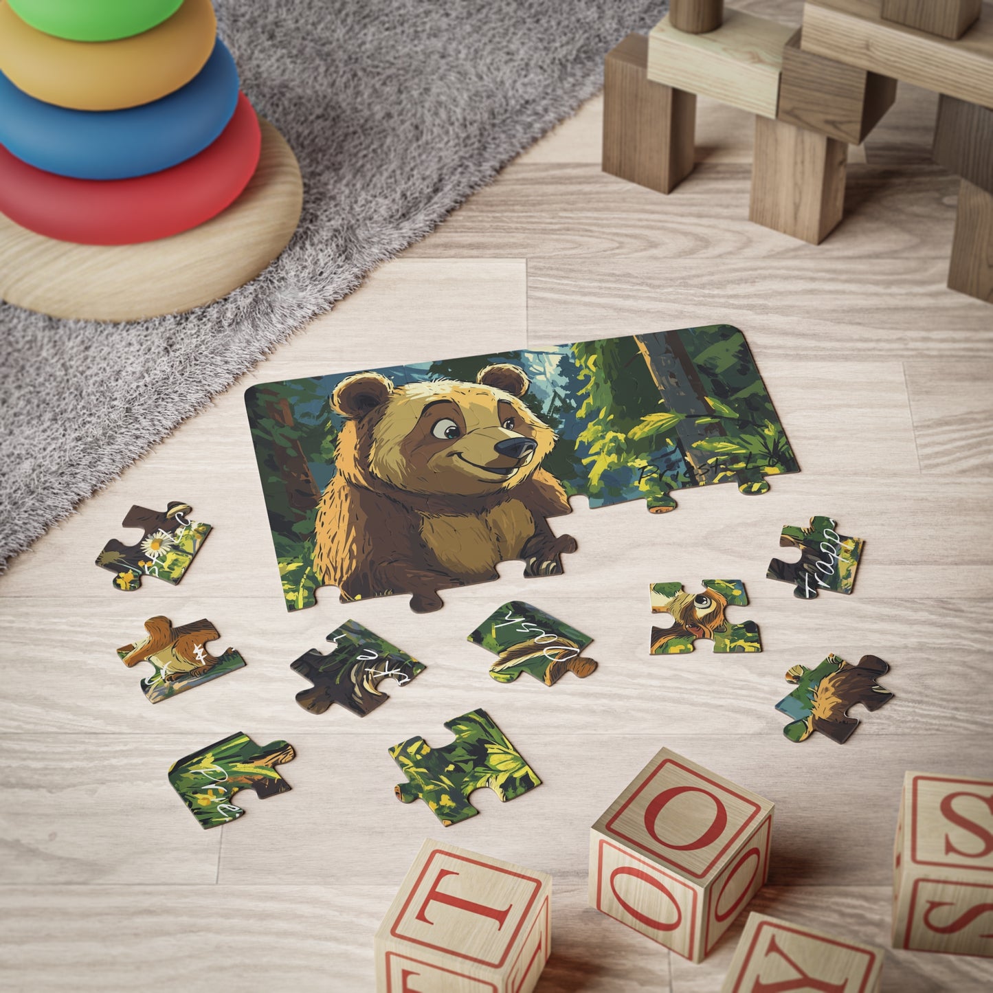 Priest Lake Trapper & Dash Kids' Puzzle, 30-Piece
