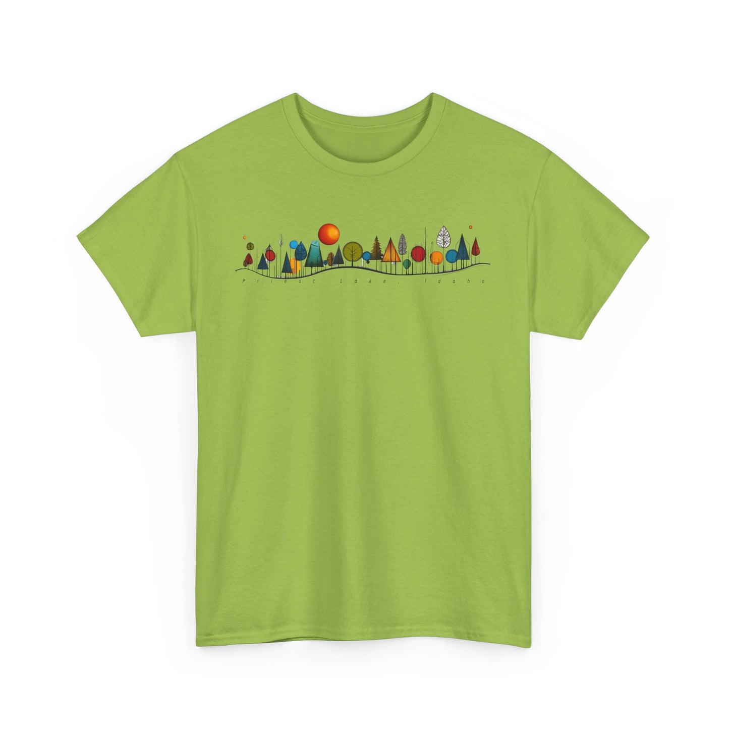 Priest Lake Natural Geometry 5 T-shirt