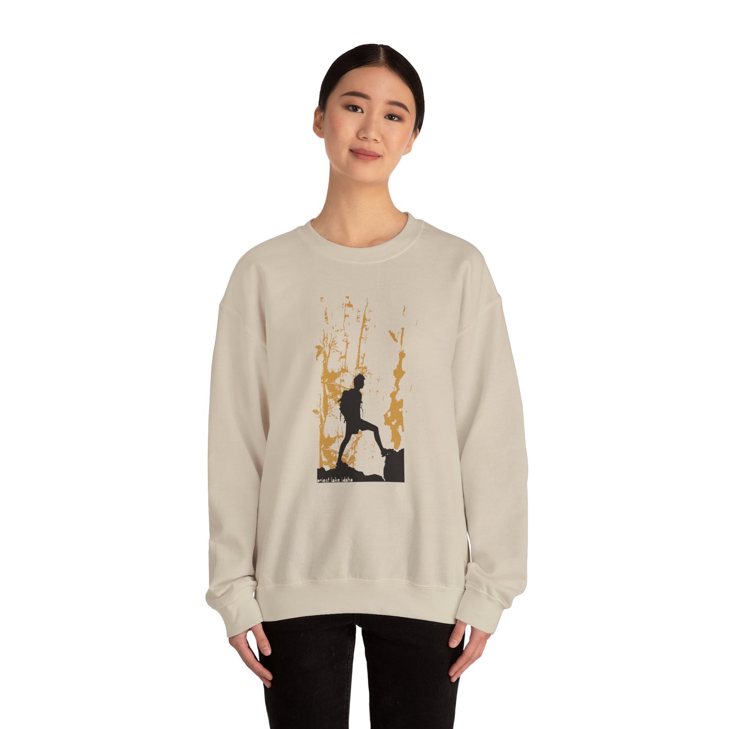 Hike Priest Lake Unisex Heavy Blend™ Crewneck Sweatshirt