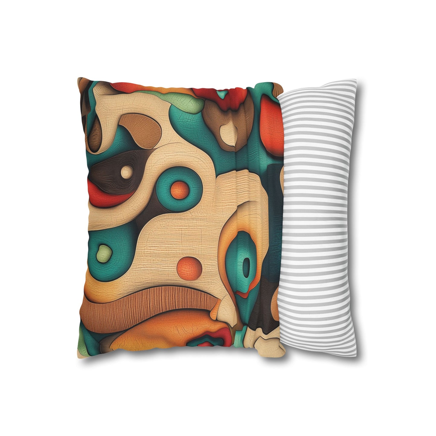 Organic Fusion - Square Polyester Pillowcase