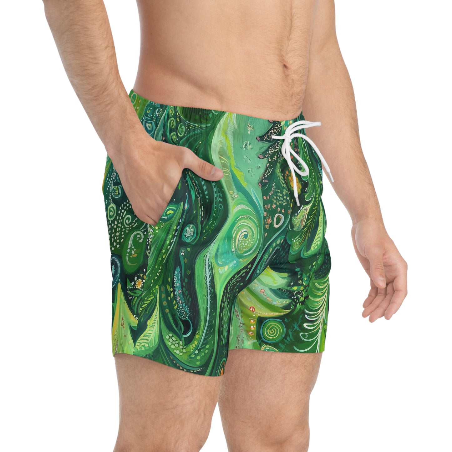 Priest Lake Forest Paisley Swim Trunks