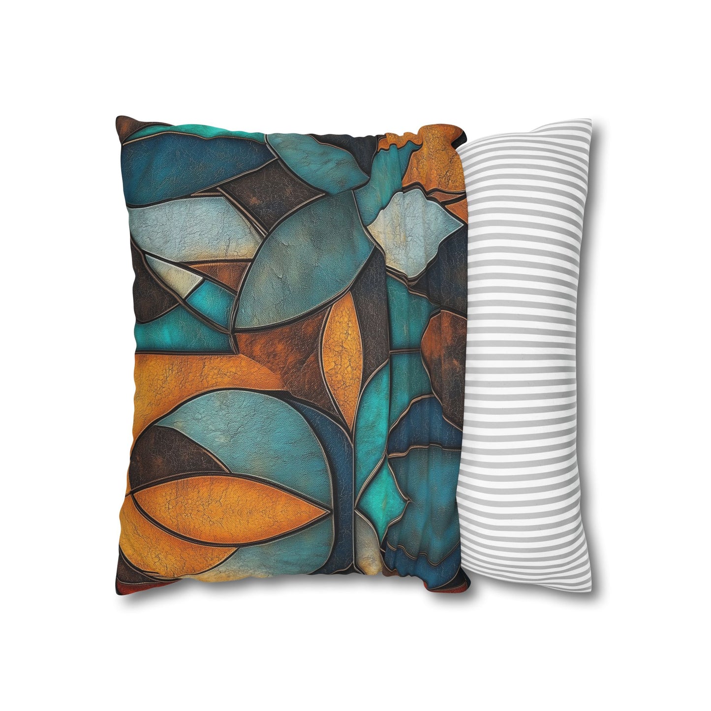 Mosaic Dreams - Square Polyester Pillowcase