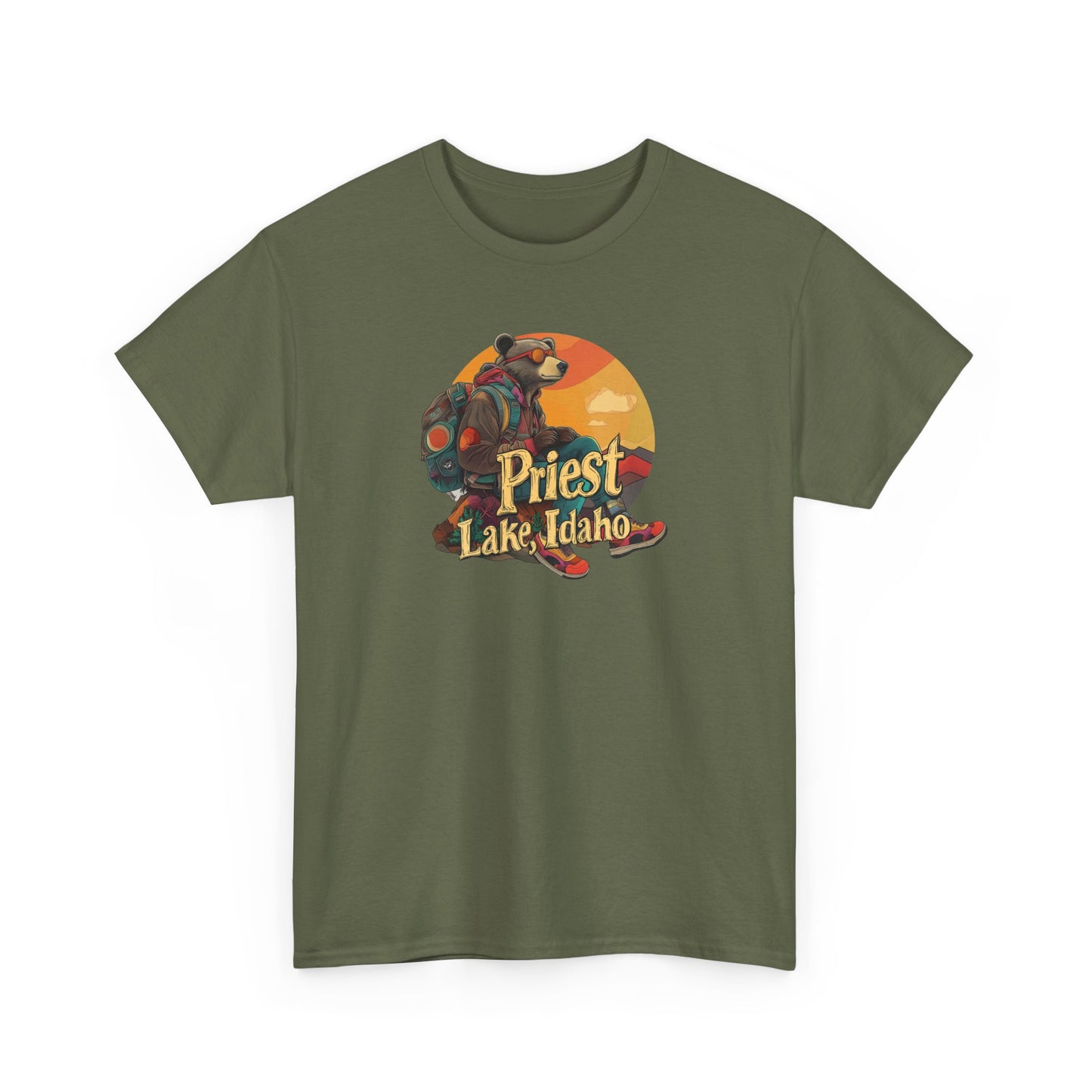 Priest Lake Hiker Bear 1 T-shirt