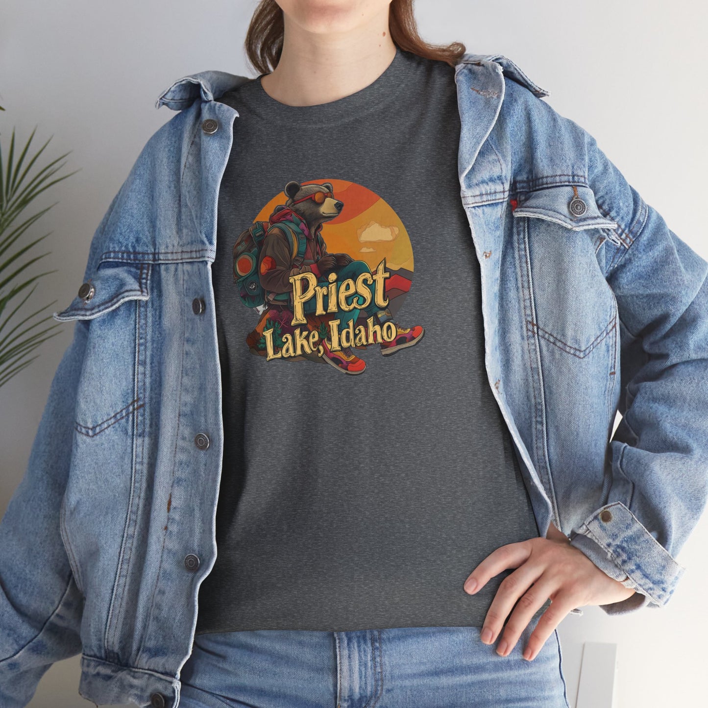 Priest Lake Hiker Bear 1 T-shirt