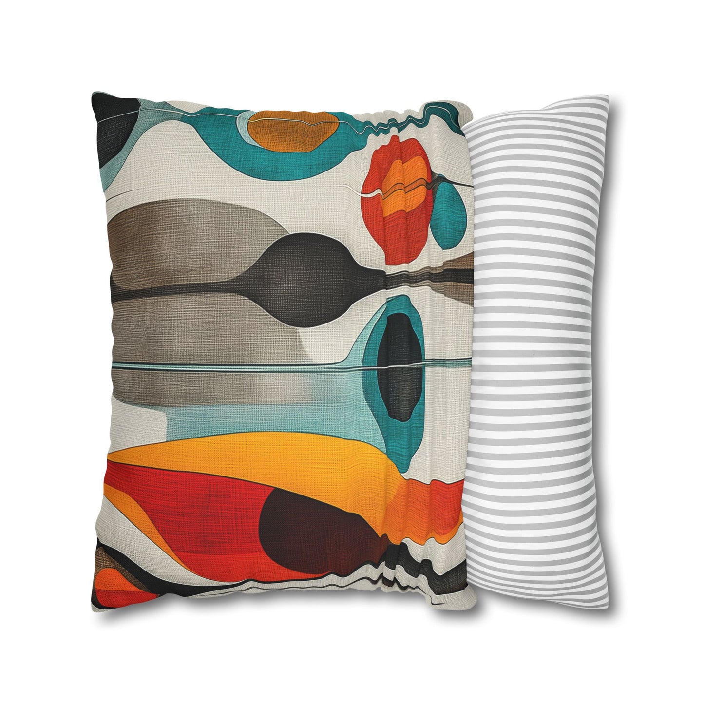 Mid-Century Dreams - Square Polyester Pillowcase