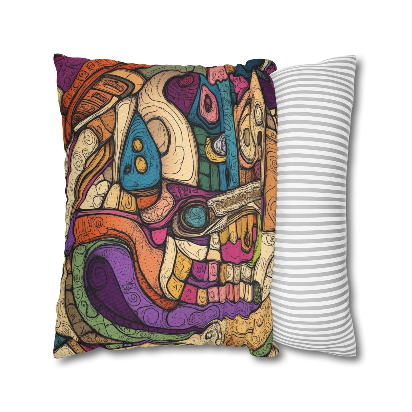 Chromatic Dreams- Square Polyester Pillowcase